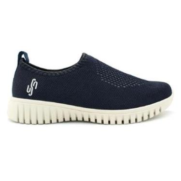 Imagem de Tênis Usaflex Slip On Tricot Conforto Praticidade e Estilo-Feminino