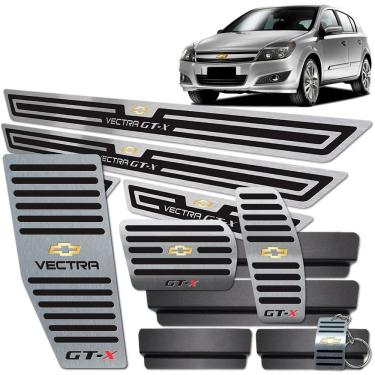 Imagem de Descanso Soleira Pedaleira Auto Vectra Gt-X 2008 2011 Preto