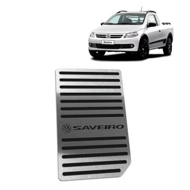 Imagem de Descanso De Pé Volkswagen Saveiro G5 Aço Inox Preto