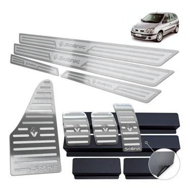 Imagem de Soleira Pedaleira Descanso Scenic 2001 A 11 Manual Prata AR