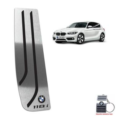Imagem de Descanso De Pé Em Inox Bmw 118i (F20/F21) 2012 A 2019 Preto