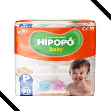 Imagem de Fraldas Descartáveis Infantil Hipopó Baby Pacotão Hiper P M G XG XXG, 