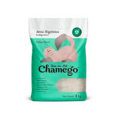Imagem de Areia Biodegradável Chamego Grãos Finos 4kg para Gatos - Bem-Me-Pet