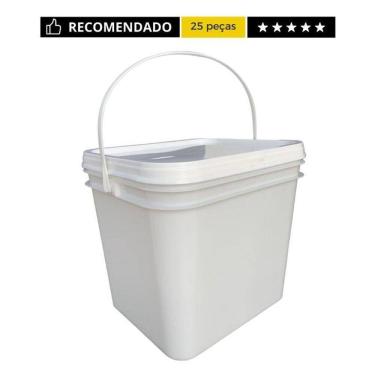 Imagem de Balde conservadora 3.6l retang com tampa25un