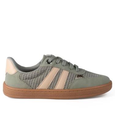 Imagem de Tênis Feminino Dakota Casual Nobuck/Tela Verde, Verde, 35