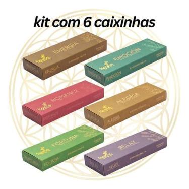 Imagem de KIT C/ 6 Incensos Linha Palo Santo Peruano Ispalla TABLETES