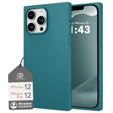 Imagem de Cocomii - Capa retangular compatível com iPhone 12/12 Pro - silicone de toque macio, forro de microfibra, mulheres meninas homens, capa protetora para celular para iPhone 12/12 Pro 6,1 polegadas