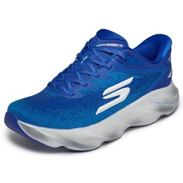 Imagem de Skechers Tênis masculino Aero Burst Hands Free Slip-Ins, azul royal, 48