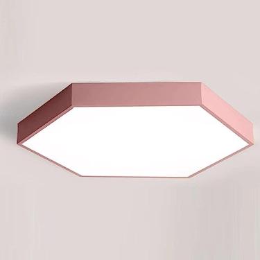 Imagem de Lustre de teto moderno e minimalista com LED, 3 tons, regulável, com cúpula de acrílico de ferro cozido, luminária redonda de teto embutida e economizadora de energia para espaços contemporâ