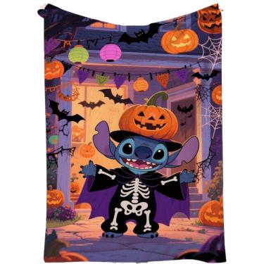 Imagem de Cobertor SANMU Flannel Halloween Stitch Cos Vampire Pump