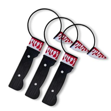 Imagem de 06 Tiara Plástica Arco Arquinho Faca Sangrenta Halloween Festa Fantasia Dia das Bruxas