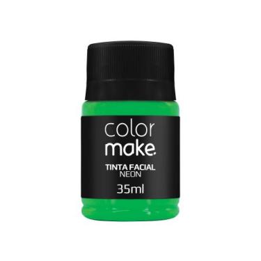 Imagem de Kit 6 Tintas Líquida Flúor neon Colormake 35ml - Colormakr, Verde Neon