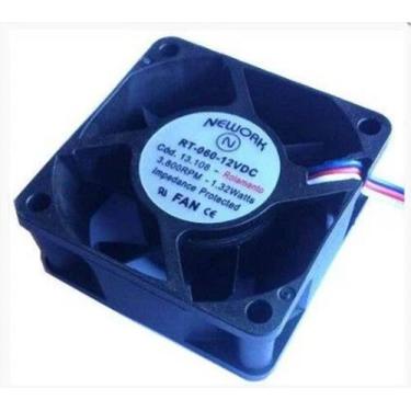 Imagem de Cooler Nework 12V RT-060 13.108 60x60x25mm ROLAMENTO Amp.: 0,13 RPM: 3