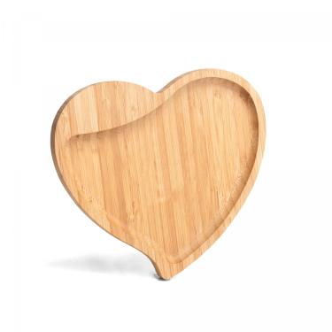 Imagem de Petisqueira Em Bambu Com Formato De Coração Welf