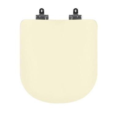 Imagem de Assento Sanitário Poliéster Para Louça Life/Vogue Plus (Celite/Deca) Slow Close Croma Sedile Creme
