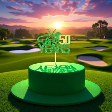 Imagem de Fore! Topper de bolo com tema de golfe 60 anos – Decoração de festa de feliz aniversário de 60 anos ou aniversário (50)