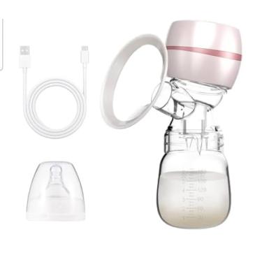 Imagem de Bomba Tira-Leite Elétrica Digital, Anti-Refluxo, com Separador de Líquido/Gás, Rosa