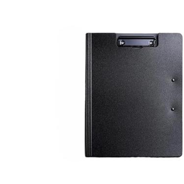 Imagem de Pasta Catálogo Profissional - Prancheta com Capa Resistente, Organizador de Documentos Ideal para Escritório, Arquivo e Reuniões(3,Preto5421A)