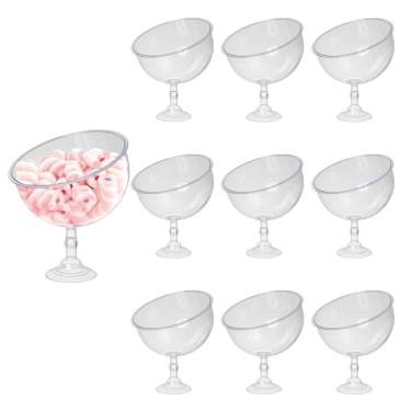 Imagem de 10 Baleiros 1,5l Taça Premium Bomboniere Acrílico Elegante (TRANSPARENTE)