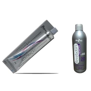 Imagem de Kit 01 Tinta Preto Azulado N°1.0 e 01 OX 20 VL 90ml Mairibél