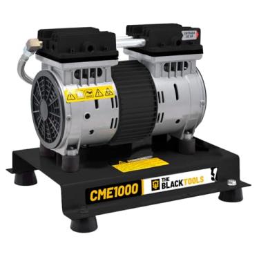 Imagem de Compressor De Ar Elétrico Portátil 1000w 1.0 Hp Poço Artesiano 220v 60hz Monofásica Preto Cme1000 The Black Tools