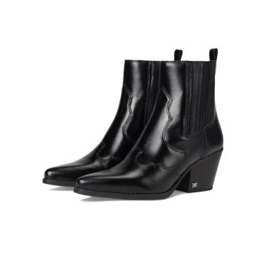 Imagem de Sam Edelman Bota feminina West Western, Couro preto, 35