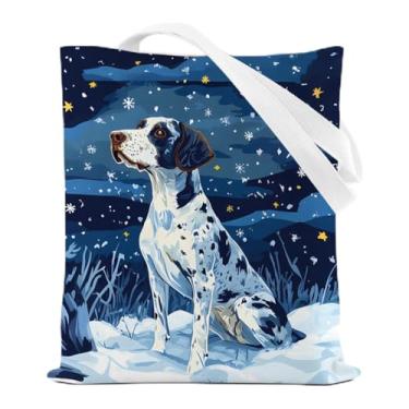 Imagem de Sacolas de lona para presentes de cachorro, sacolas de compras de supermercado com alças, bolsa de ombro durável reutilizável para férias de trabalho, presentes práticos para mulheres, amigas, irmã 18