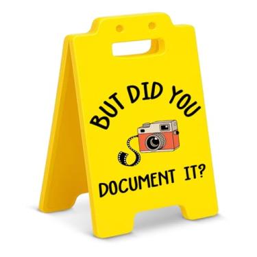 Imagem de Acessórios engraçados de decoração de escritório HR presentes de escritório divertidos para professores de RH But Did You Document It assinar cubículo decoração de mesa de trabalho