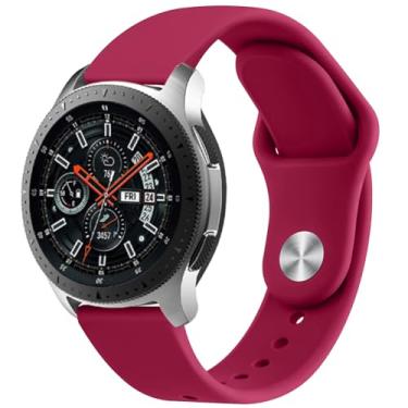 Imagem de Pulseira de relógio de 22 mm para Samsung Galaxy Watch 3 de 45 mm/Galaxy Watch de 46 mm/Gear S3 Frontier/Classic, pulseira de silicone esportiva de liberação rápida para Garmin Venu 3/2/vivoactive 4