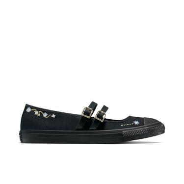 Imagem de Converse Tênis feminino Chuck Taylor All Star Dainty Mary Jane, Preto/Preto/Dourado, 39