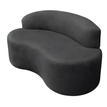 Imagem de Sofá Puff Orgânico Slim Cloe – Sofisticação para Sala e Escritório 1 metro(CINZA)