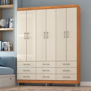 Imagem de Guarda-roupa Paraty 6 Portas 9 Gavetas - Fellicci