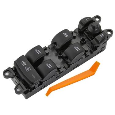 Imagem de ZAPOSTS Interruptor de janela elétrico serve para Volvo S60 V60 XC60 2009-2018. Substitui 31334348. Interruptor mestre vidrios da porta de controle lateral do motorista
