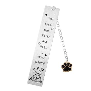 Imagem de Marcador de livro para amantes de cães, presentes para cães, pais, mães, donos de cães, marcador de livro para leitura de mulheres, presentes de aniversário