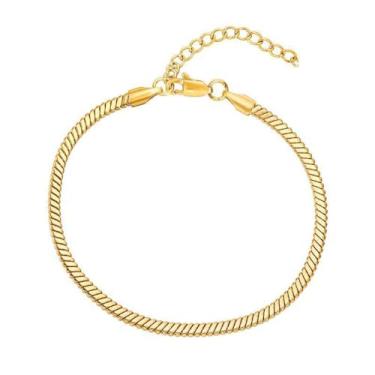 Imagem de Pulseiras masculinas com pingente de corrente de cobra, aço inoxidável, banhado a prata, corrente moderna, pulseira masculina, joias punk, presentes, One Size, Metal, Sem Pedra Preciosa