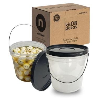 Imagem de Balde 3.2L Para Fazer Cerveja Artesanal - 8 Pçs