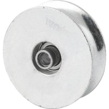 Imagem de Roldana p/ Portão 2.1/2"Tipo U Aço Zincado R.Bucha Vonder