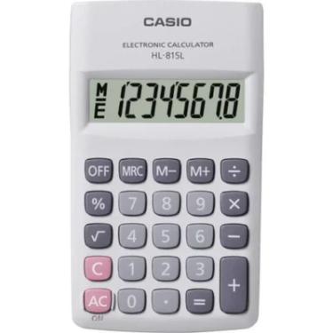 Imagem de Calculadora De Bolso 8 Digito Branco  Hl-815l-we