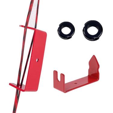 Imagem de Archery Peep Sight, 1/10.2 cm 3/40.6 cm Peep Sight ou Peep Sight Tubing com divisor de corda de arco ferramenta separadora para arco composto (preto - 1/10.6 cm e 3/40.6 cm)