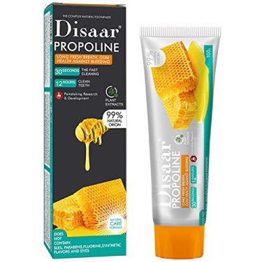 Imagem de DISAAR BEAUTY Própoline mel mentol pasta de dente fresca saúde goma de hálito limpeza rápida dos dentes 100g/3,53 oz