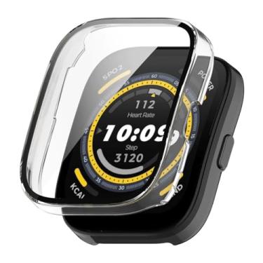 Imagem de Estilo no Pulso, Capa full case compatível com Amazfit Bip 5 A2215 Cor:Transparente