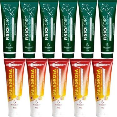 Imagem de Atacado 6 Pomada Fisiofort 150G + 5 Pomada Milagrosa 150G - Bio Instin