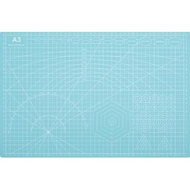 Imagem de Base De Corte Dupla Face Patchwork Artesanato Cores(Blue(A3 45 * 30))