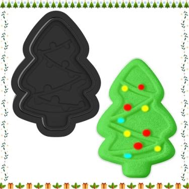 Imagem de Moldes de bomba de banho de Natal de 6 cm para chuveiro de árvore de Natal, molde de barra de xampu