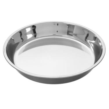 Imagem de Amosfun Bandeja de grelha de aço inoxidável a carvão para churrasco ao ar livre, design de placa redonda fácil de limpar para grelhar e acampar estilo coreano, portátil para reuniões