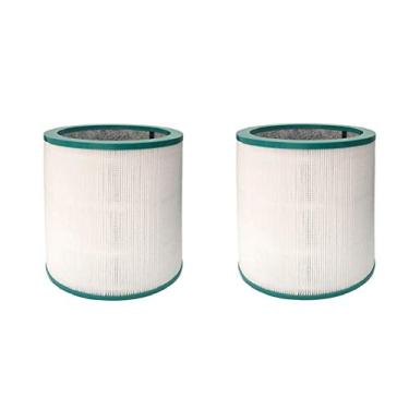 Imagem de Filtro de vácuo HEPA de camada dupla da Nispira, compatível com torre Dyson TP02 EUA P/Nk e TP02 Nk/Nk dos EUA. Em comparação com a parte do filtro EVO 968126-03. 2 Unidades