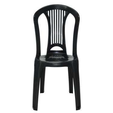 Imagem de Jogo 4 Cadeiras Bistrô Tramontina Atlântida Em Polipropileno Preto