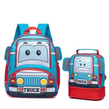 Imagem de Kit Mochila De Costas Spector Escolar Infantil Resistente Creche Lancheira-Unissex