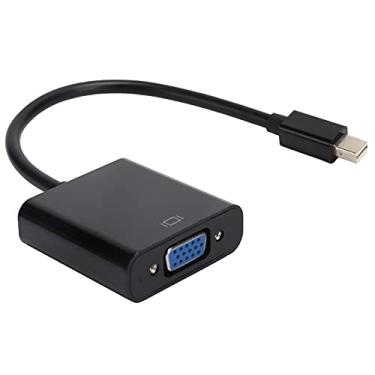 Imagem de SUNGOOYUE Adaptador Mini DisplayPort para VGA, ABS Preto, Banhado a Ouro, Suporte para Resolução 1080P, Compatível Com ThinkPad, XPS, Conexão Multi-display
