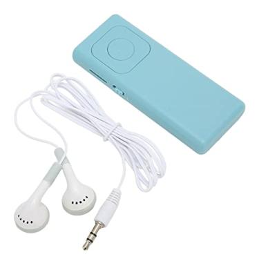 Imagem de SUNGOOYUE MP3 Player Portátil Com Suporte para Cartão de Memória de 64 GB, Material ABS, Bateria de Longa Duração, áudio Sem Perdas, Inclui Fones de Ouvido e Cabo USB (#13)
